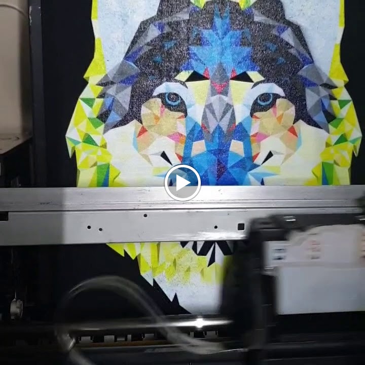 DTF design on printer monitor screen — preview before printing, ink storage matters in Indian humidity