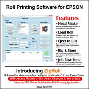 ZiggRoll software for roll feeding
