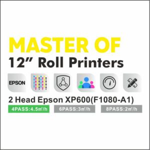 Yinstar 12 Inch DTF Printer XP600 Dual Head - store.dtgdtf